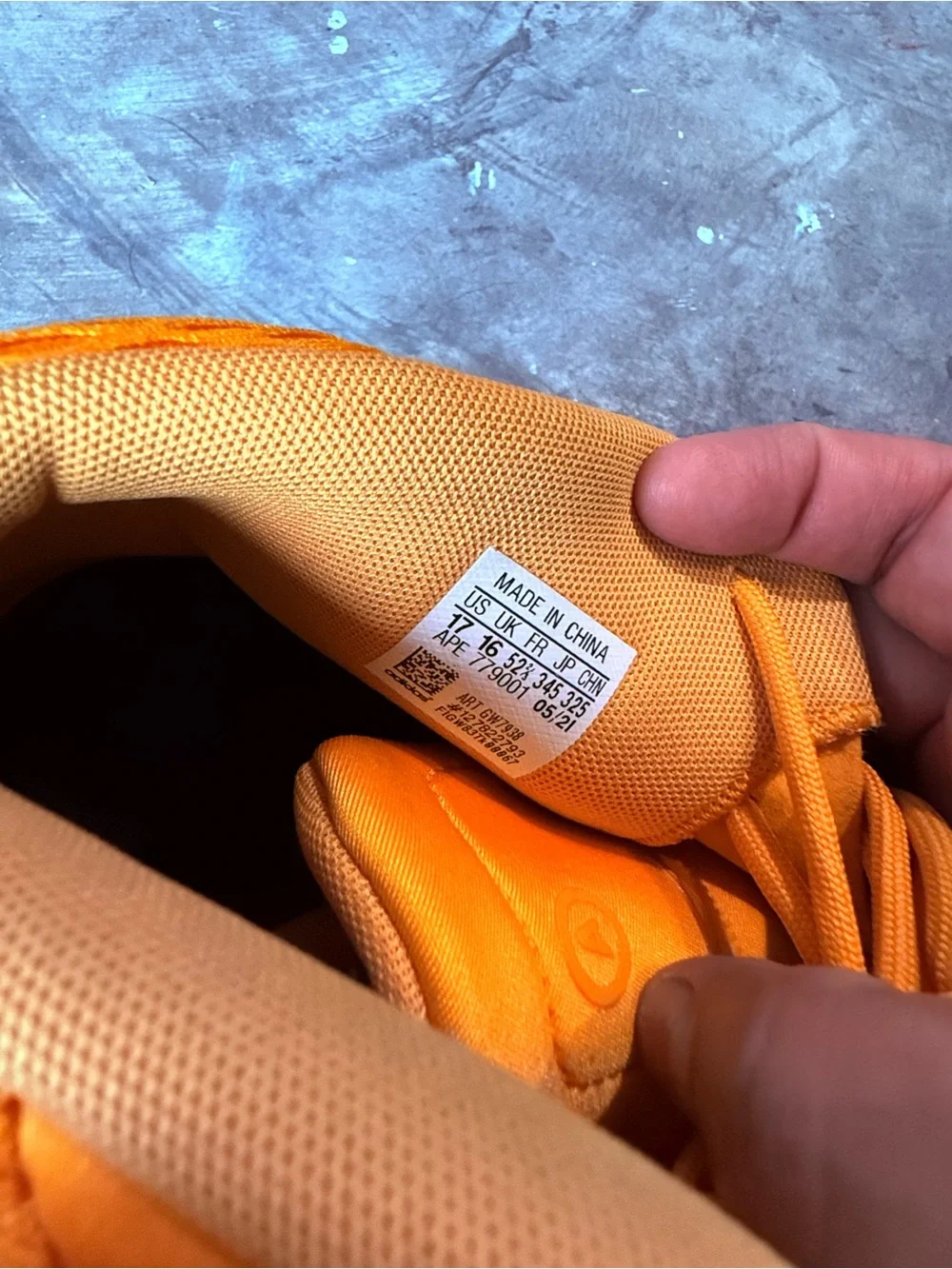 adidas bold orange